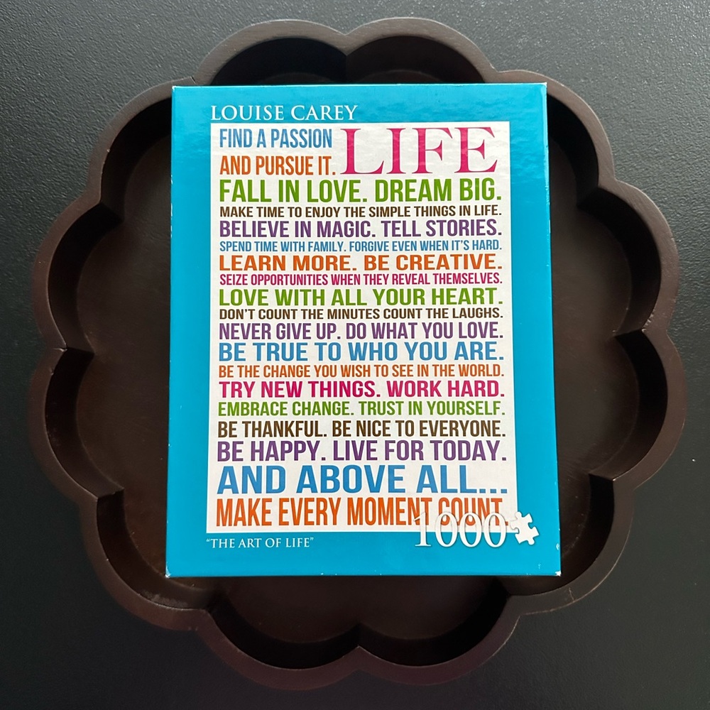 Colorful Inspirational Puzzle 1000 pcs Size 20x27